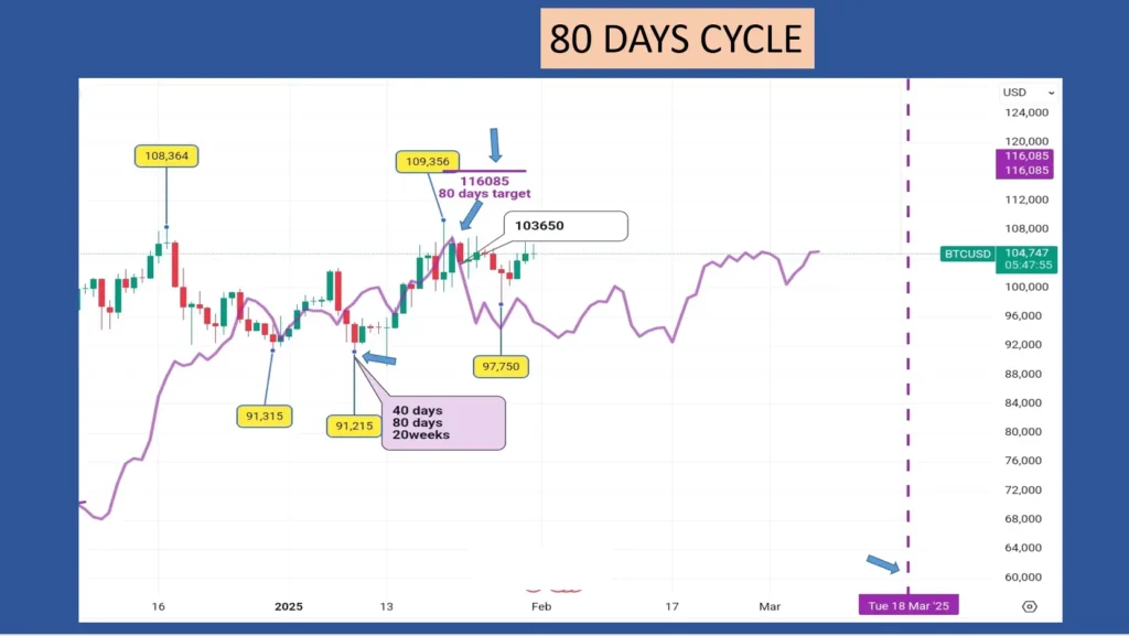 Hurst Cycles,80 Jours Cycles,bitcoin,tradingmarketcycles